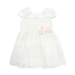 Miniclasix Ivory Lace Baby Dress SZ 9months